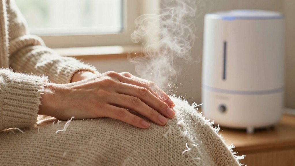 increase humidity reduce static