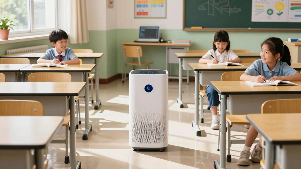 large classroom air purifiers