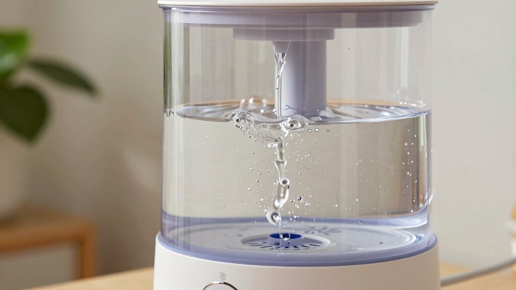 maintain humidifier with regular cleaning