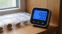 monitor humidity to prevent mold