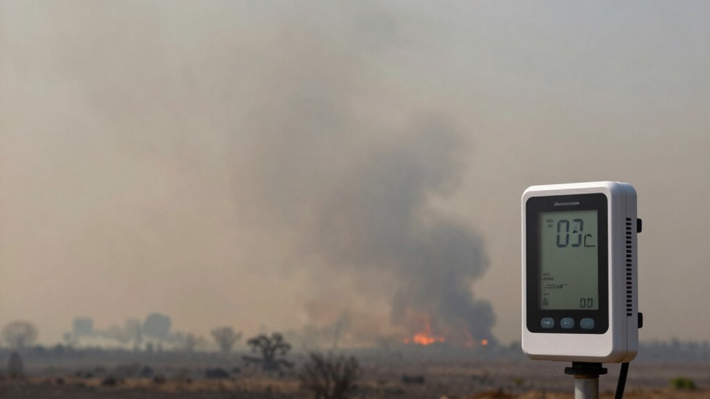 pm levels indicate wildfire health risk