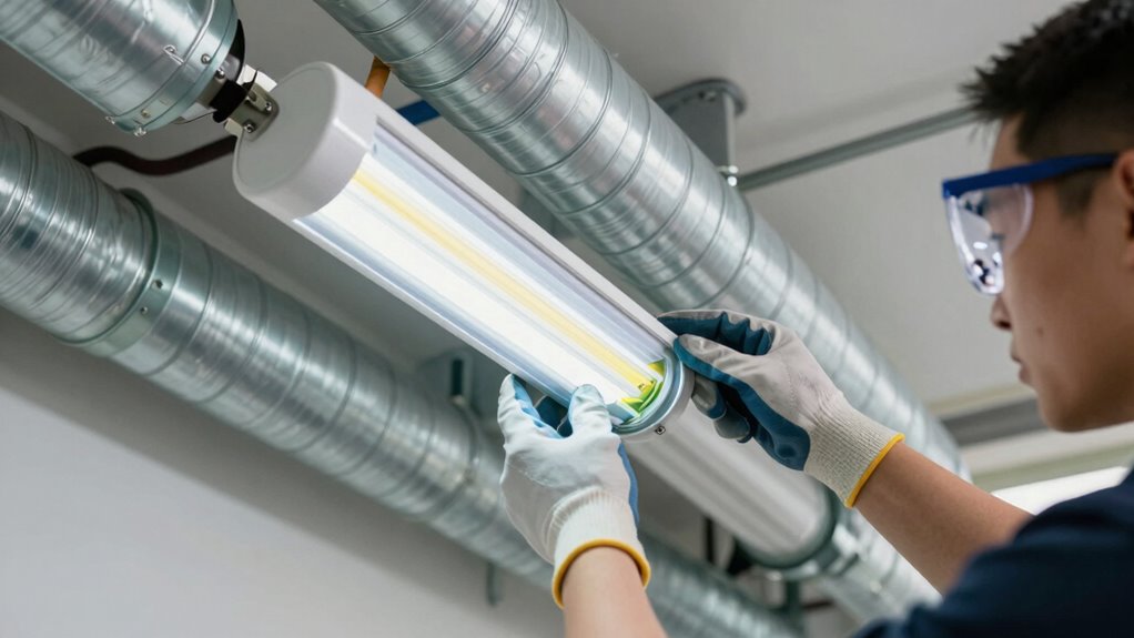 proper uv lamp installation procedures