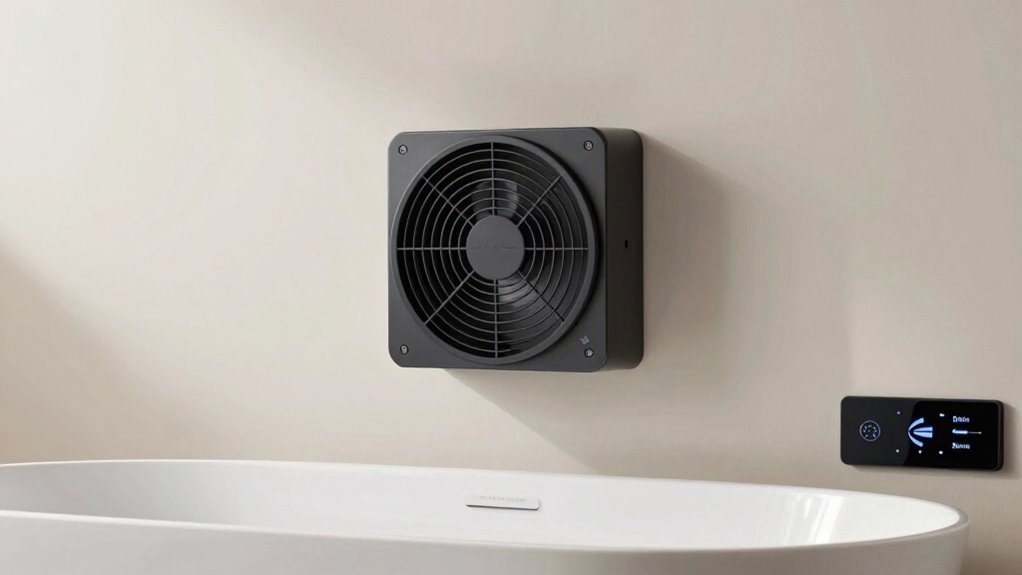 quiet efficient bathroom ventilation