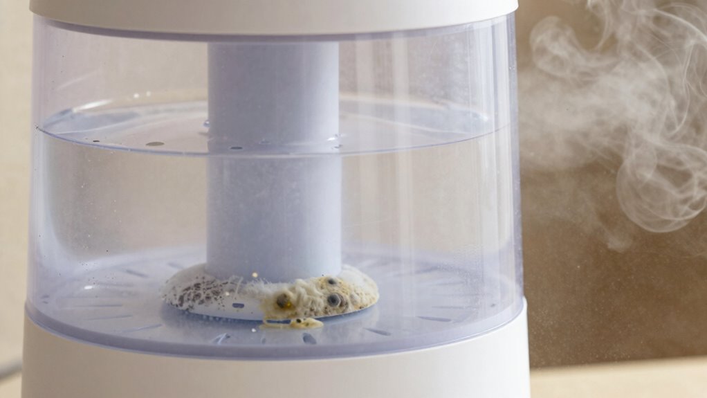 signs of humidifier contamination