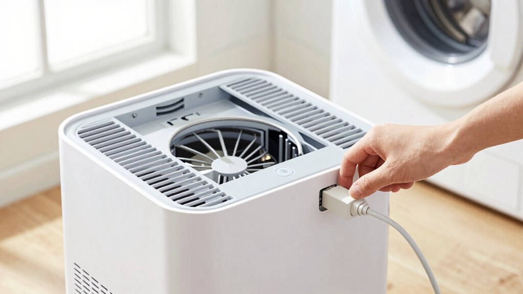 turn off and unplug safely