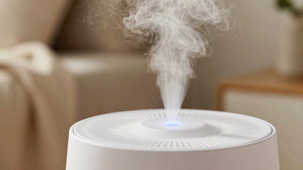 ultrasonic humidifier residue buildup