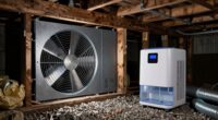 vent fans or dehumidifiers