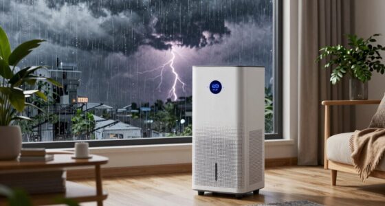adjust settings for storms