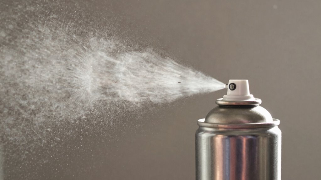 aerosol sprays degrade air quality