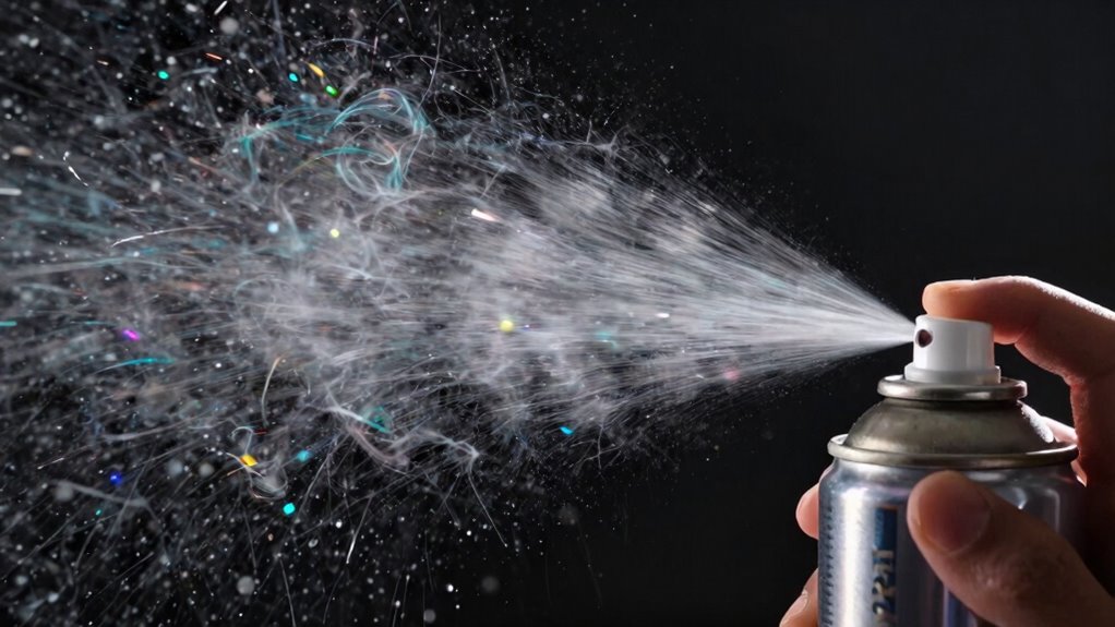 aerosol sprays disrupt sensors