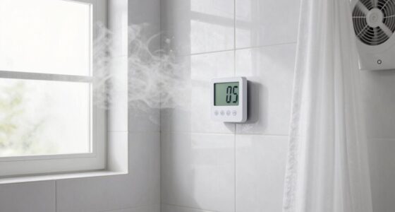 bathroom humidity affecting logs
