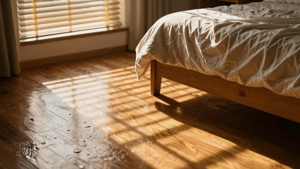 bedroom drying overnight