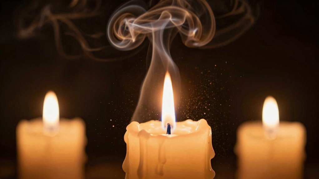 candle wax affects air