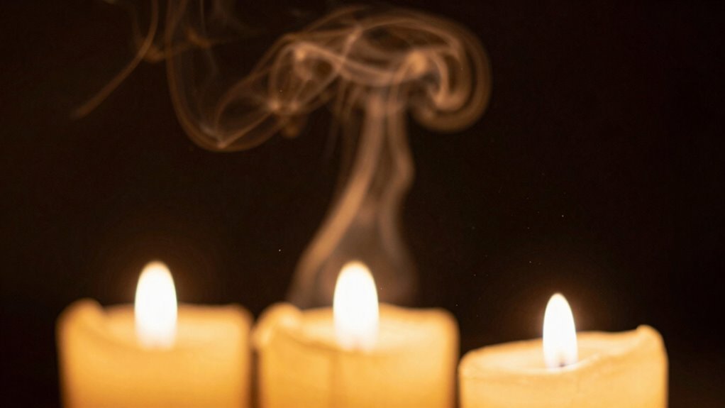 candles accelerate particle changes