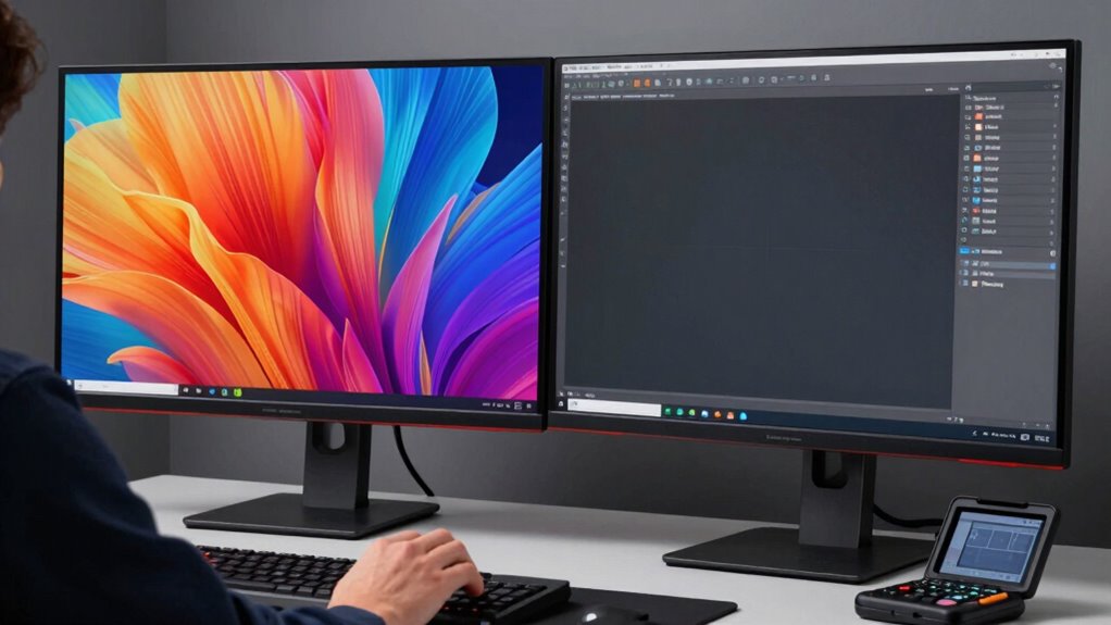 check monitor connections first