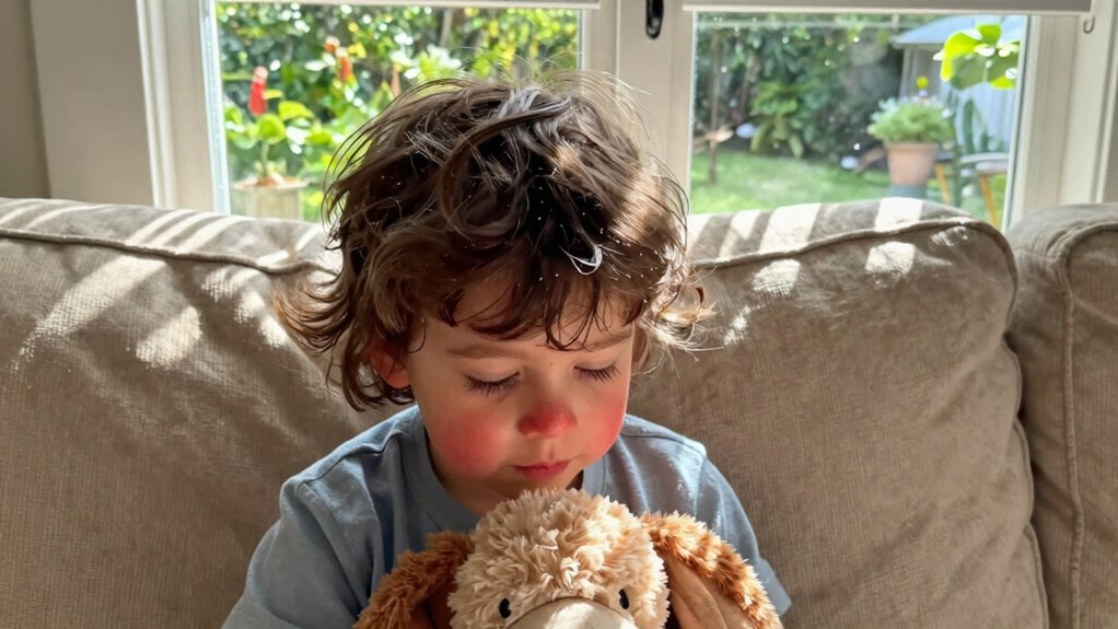 children carry allergens indoors