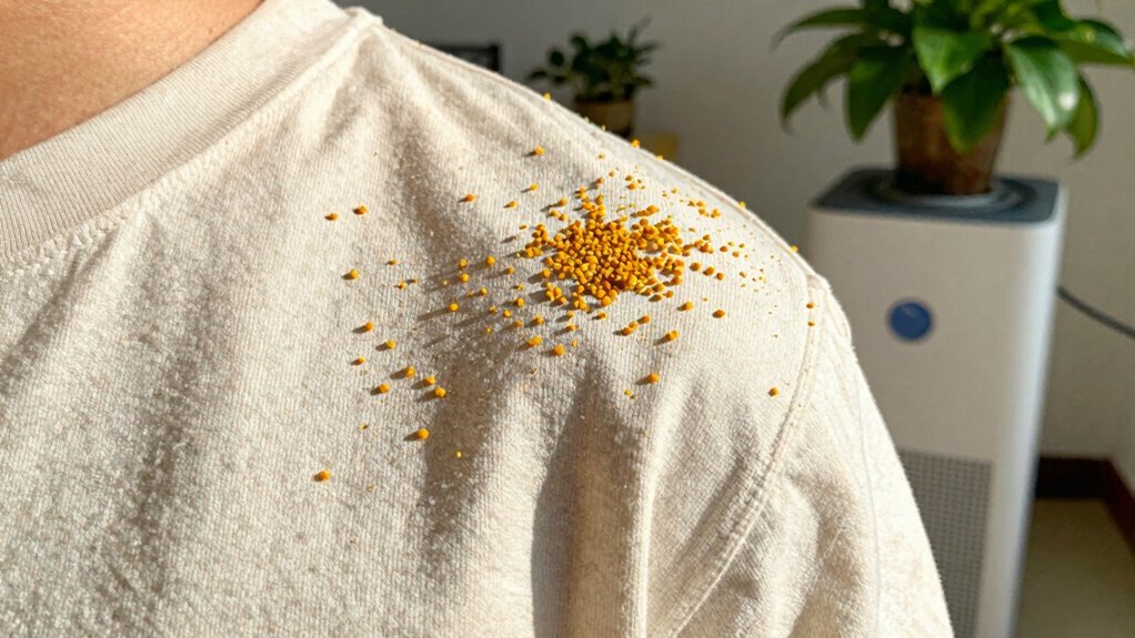 clothing hygiene reduces indoor pollen
