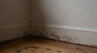 damp corners despite dryness