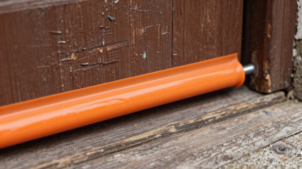 door seal prevents smoke infiltration