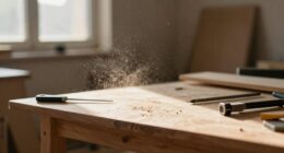 dust accumulates quickly during assembly