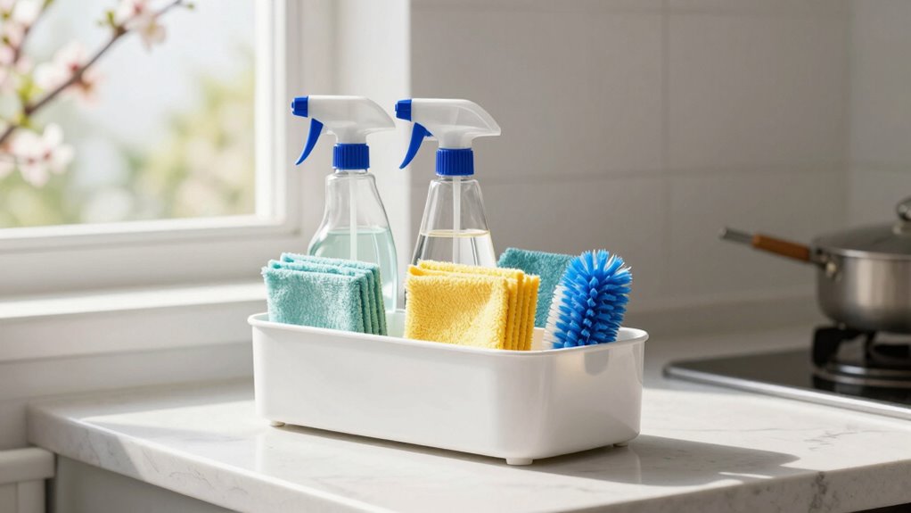 eco friendly organized cleaning essentials