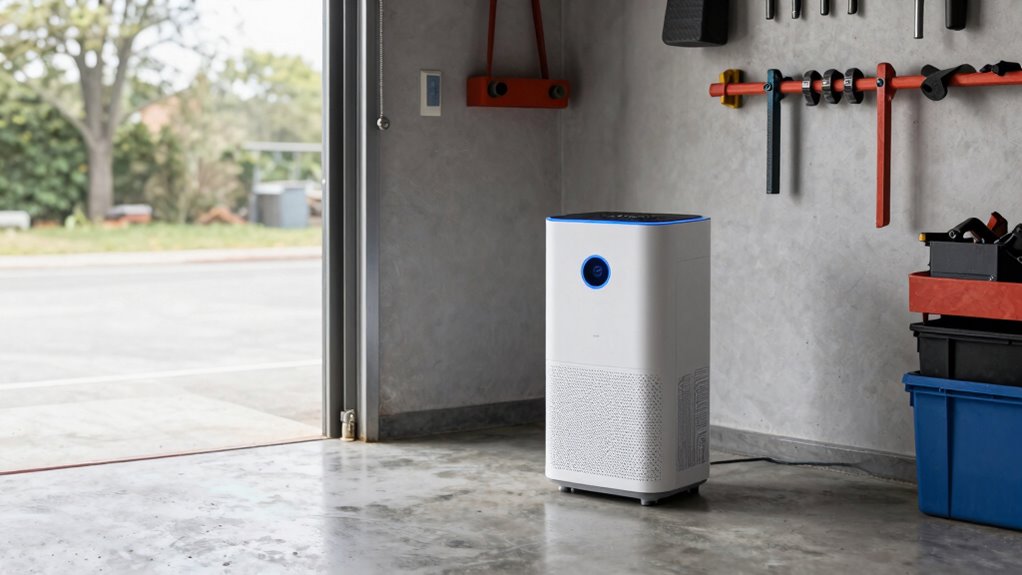 garage fumes affect indoor air