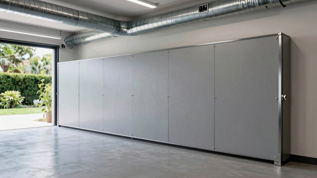 garage fumes containment system