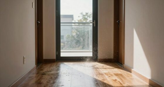 hallways accumulate pollution