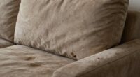 hidden moisture behind furniture