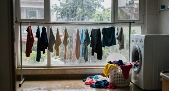 indoor laundry affects house balance