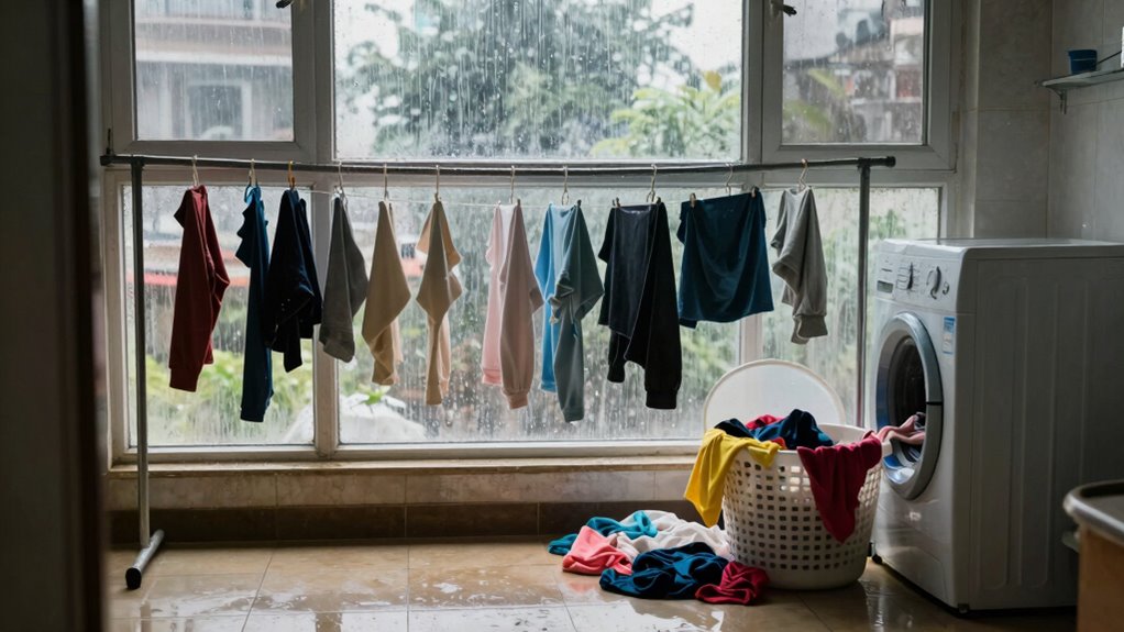 indoor laundry affects house balance