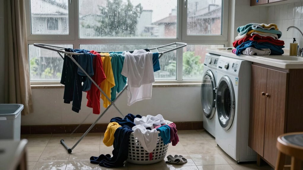 indoor laundry drying strategies
