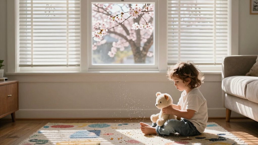 indoor pollen transfer prevention