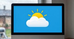 monitor and weather disagreement