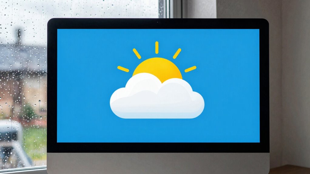 monitor and weather disagreement
