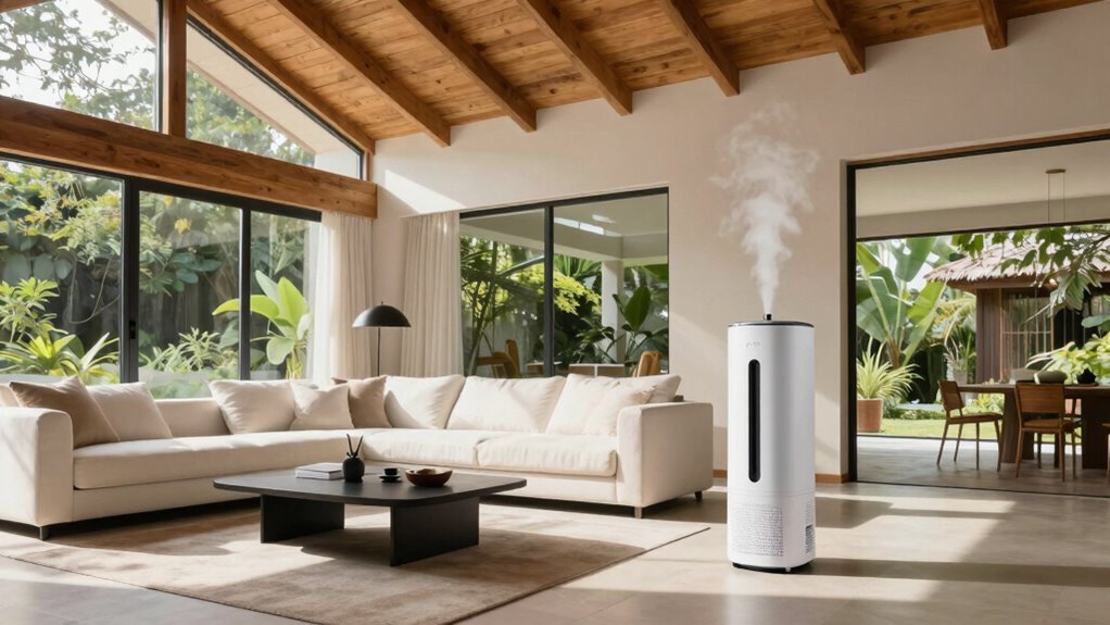 open plan homes complicate humidifier sizing