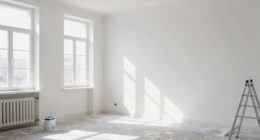 painting fumes dissipate gradually