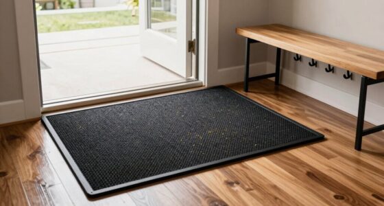 pollen blocking entryway setup