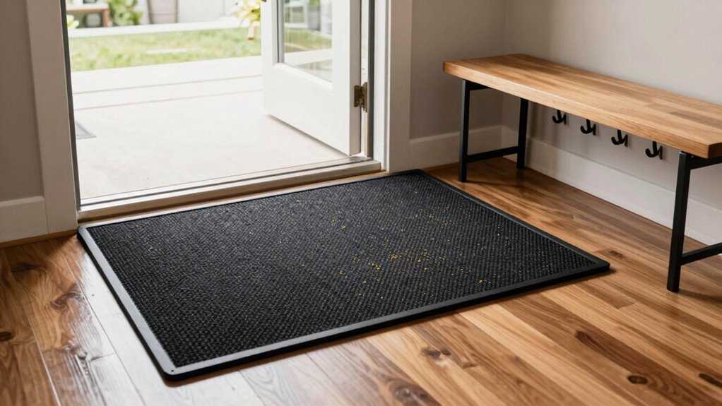 pollen blocking entryway setup