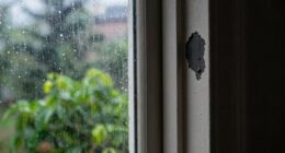 spring rain infiltrates indoors