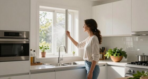 ventilate kitchen regularly
