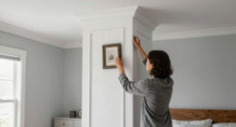 Picture Rail Molding Made Their 140-Square-Foot Bedroom Feel Taller