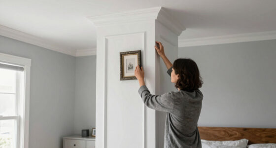Picture Rail Molding Made Their 140-Square-Foot Bedroom Feel Taller