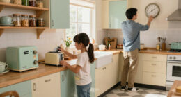A Father-Daughter Duo Turned Her 90s Kitchen into a Vintage-Inspired Dream