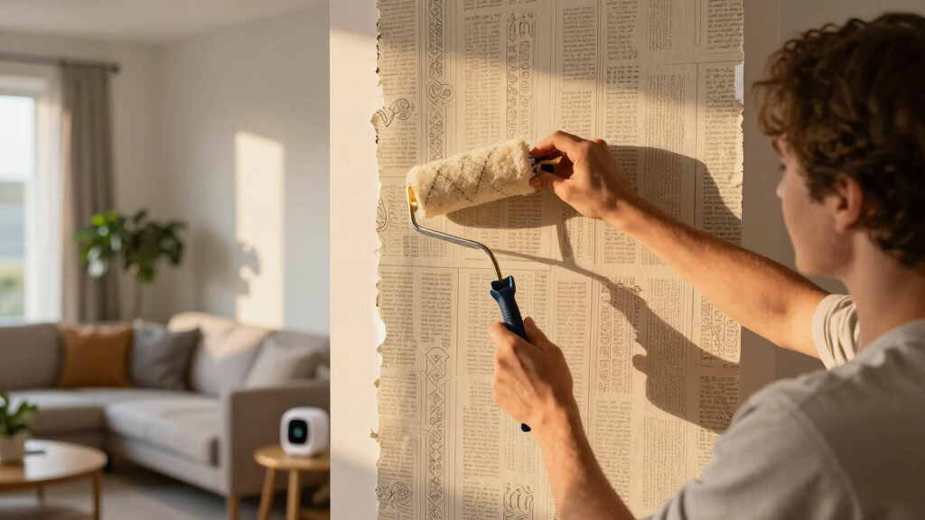 This $50 DIY Looks Like Custom Wallpaper — But It Started with a Book