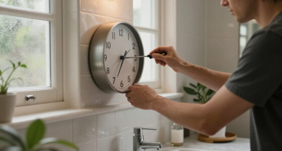 I Moved A Clock To My Bathroom, And It Changed My Morning Routine Forever