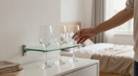 My Sister Uses Wine Glasses For Bedroom Storage, So I Had To Copy Her