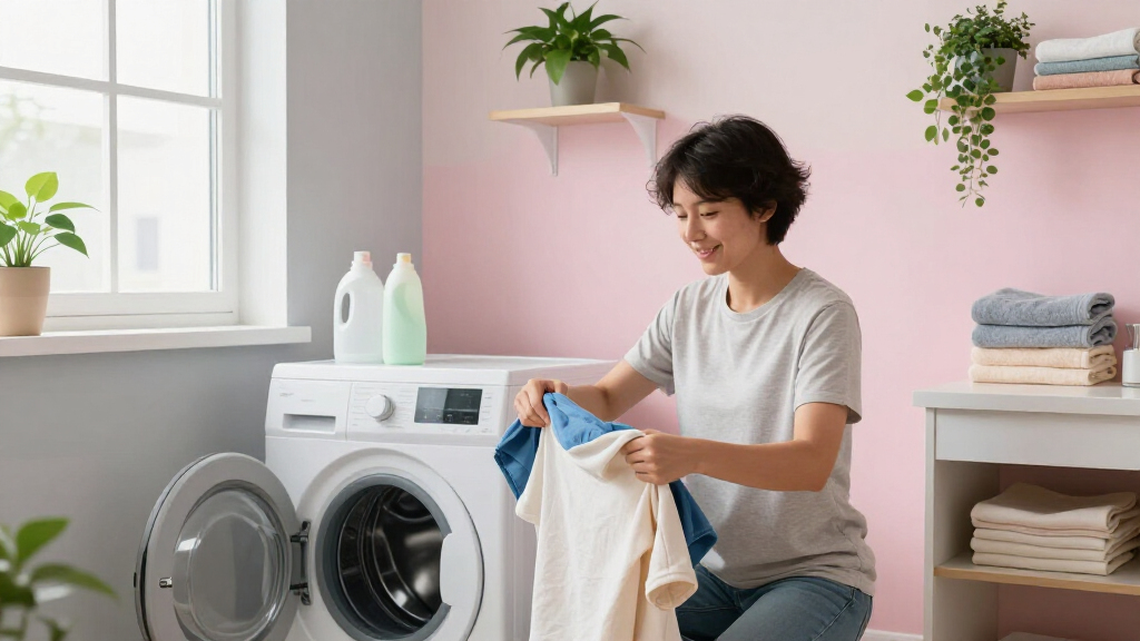 You’d Never Expect To See Ombré Walls In A Laundry Room — But It Works