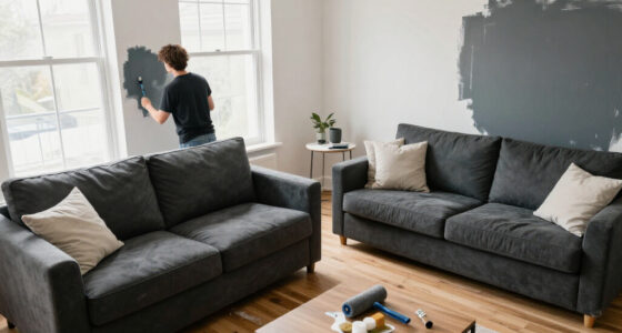 A Dark And Dated Living Room Gets A Dramatic Designer Makeover