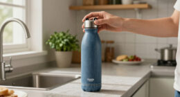 Owala FreeSip Stainless Steel Water Bottle 24 Oz Denim